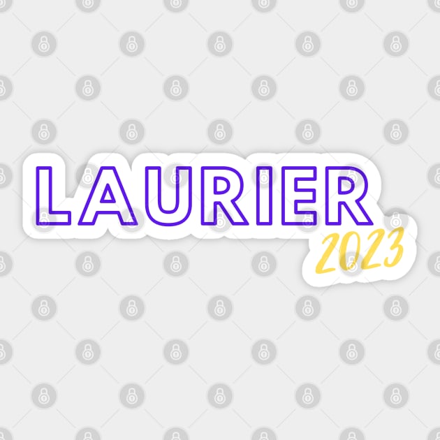 Laurier 2023 Sticker by stickersbyjori